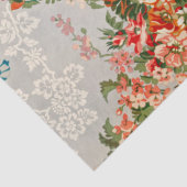 decoupage van bloemenpapier tissuepapier (Detail)