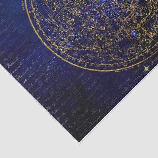 Decoupage van constellatie tissuepapier (Detail)