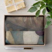 Decoupage van de circusclown tissuepapier (Geschenk)