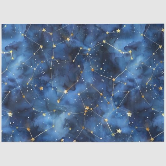 decoupage van de hemelconstellatie tissuepapier (Voorkant)