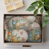 Decoupage van de kunst van het paasei tissuepapier (Geschenk)