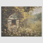 decoupage van de lentebijen tissuepapier (Voorkant)