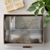 Decoupage van de literaire vensterzitlezer tissuepapier (Geschenk)