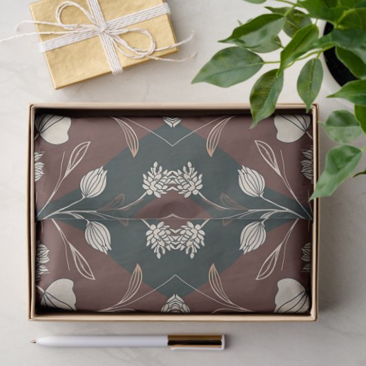 Decoupage van de Najaars Noir Bloesems Tissuepapier (Geschenk)