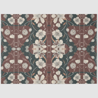 Decoupage van de Najaars Noir Bloesems Tissuepapier