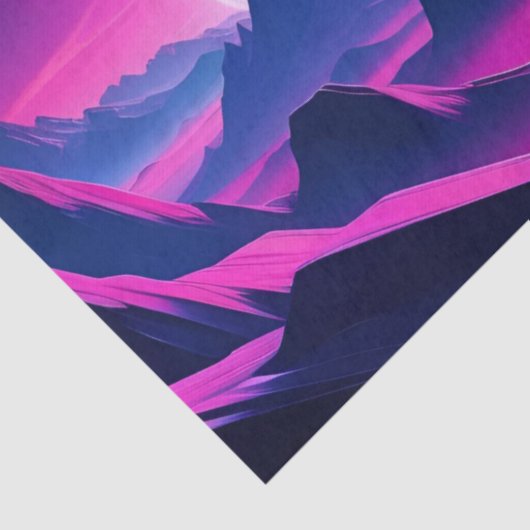 decoupage van de oceaanmaan tissuepapier (Detail)