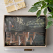 Decoupage van de paddenstoelenfee tissuepapier (Geschenk)