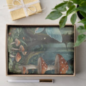 Decoupage van de paddenstoelenfee tissuepapier (Geschenk)