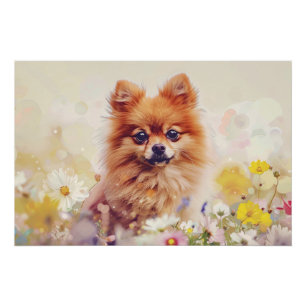 Decoupage van de Pommerse lente Perfect Poster