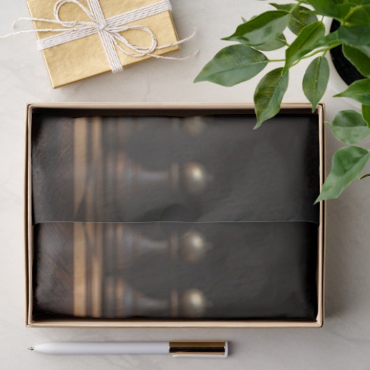 Decoupage van de schaakkoning tissuepapier (Geschenk)