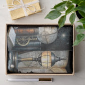 Decoupage van de sterrenkundige studiebureau globe tissuepapier (Geschenk)