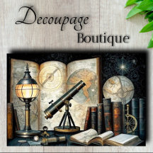 Decoupage van de sterrenkundige studiebureau globe