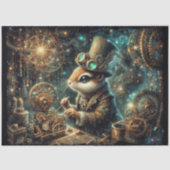Decoupage van de Stoomstijl Laboratorium Chipmunk Tissuepapier (Voorkant)