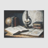 decoupage van de studie naar Antiek cartografie Tissuepapier (Voorkant)