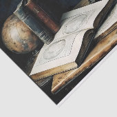 decoupage van de studie naar Antiek cartografie Tissuepapier (Detail)