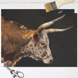 Decoupage van de veehouderij tissuepapier