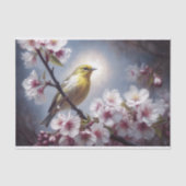 decoupage van de voorjaarsserenade tissuepapier (Voorkant)