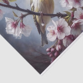 decoupage van de voorjaarsserenade tissuepapier (Detail)