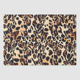 Decoupage van de vuilnispagina van Leopard Tissuepapier