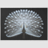 Decoupage van de witte staart tissuepapier (Voorkant)