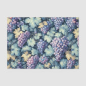 Decoupage van  druivenpatroon tissuepapier (Voorkant)