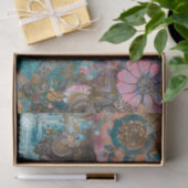 DECOUPAGE VAN EXOTISCHE ZEEMEERMINNEN TISSUEPAPIER (Geschenk)