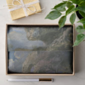 Decoupage van gezicht in klif tissuepapier (Geschenk)