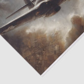 decoupage van het gevechtsvliegtuig tissuepapier (Detail)