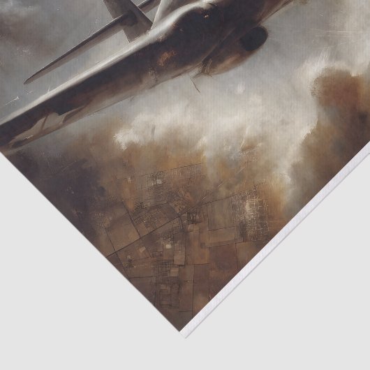 decoupage van het gevechtsvliegtuig tissuepapier (Detail)