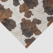 decoupage van het koeienhuid-patroon tissuepapier (Detail)