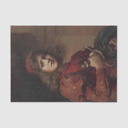 Decoupage van het kunststofpapier tissuepapier (Voorkant)