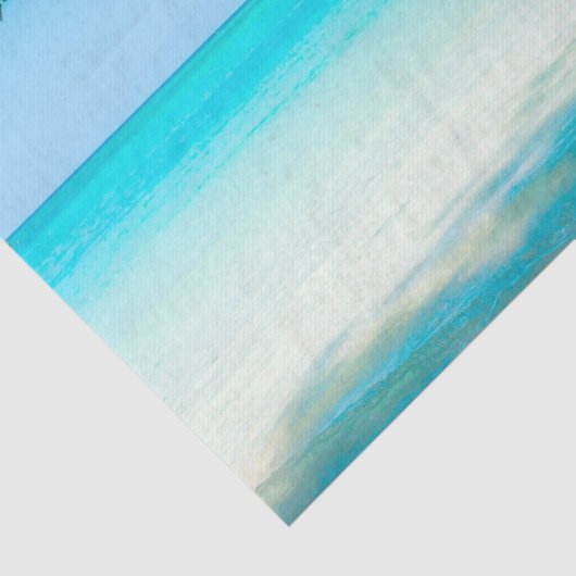 Decoupage van het tropische strand tissuepapier (Detail)