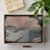 Decoupage van kat in pompoenveld tissuepapier (Geschenk)