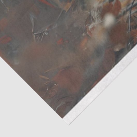 Decoupage van Kerstkoning wasbeer Tissuepapier (Detail)