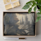 Decoupage van leeuwenmeubilair tissuepapier (Geschenk)