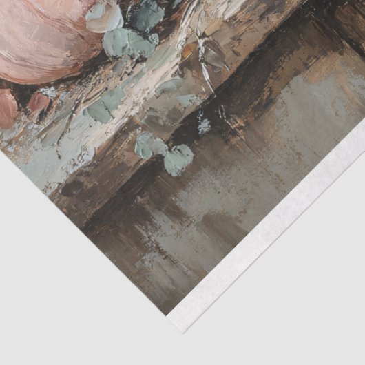 decoupage van pastelpompoenen tissuepapier (Detail)