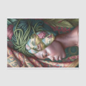 Decoupage van tapijt tissuepapier (Voorkant)