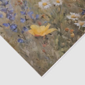 Decoupage van wilde bloemen en vlinders tissuepapier (Detail)