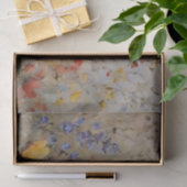 Decoupage van wilde bloemen en vlinders tissuepapier (Geschenk)