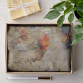 Decoupage van wilde bloemen en vlinders tissuepapier (Geschenk)