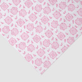 Decoupage Varken Verjaardagsfeestje Roze Tissuepapier (Detail)