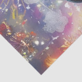 Decoupage veelkleurige artistieke schildpad tissuepapier (Detail)