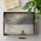 Decoupage Verweerde Vuurtoren Wildflowers Tissuepapier (Geschenk)