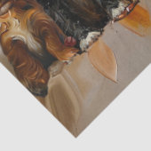 Decoupage Vet's Clinic Huisdieren van alle soorten Tissuepapier (Detail)