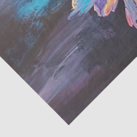 Decoupage Vibrant Dragonfly iriserende vleugels Tissuepapier (Detail)