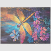 Decoupage Vibrant Dragonfly iriserende vleugels Tissuepapier (Voorkant)