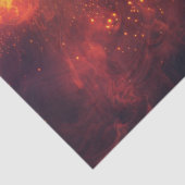 Decoupage Vibrant Fire Viool Tissuepapier (Detail)