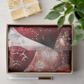 Decoupage Vibrant Red Pink Hearts voor Valentijn Tissuepapier (Geschenk)