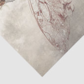 Decoupage Victoriaans fee ingewikkelde kantvleugel Tissuepapier (Detail)