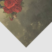 Decoupage Victoriaans Gotische Skeleton Wedding Da Tissuepapier (Detail)